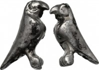 Silver pendant in the shape of Horus-Falcon Egypt under Roman rule, 1st century AD. 13 mm. 1,42 g.