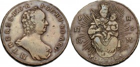 Hungary. Maria Theresia (1740-1780). Poltura 1765. Huszár: 1751, Unger II.: 1270c,. CU. 17.02 g. 30.00 mm. VF.