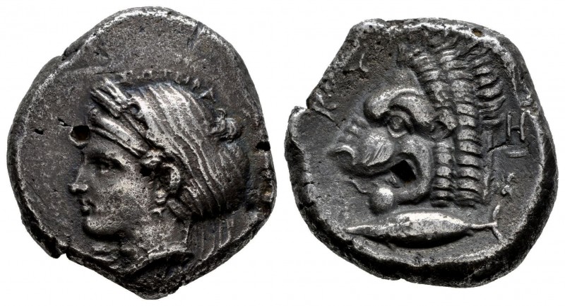 Mysia. Kyzikos. Tetradrachm. 410-439 BC. (Sng von Aulock-1217-1220). Anv.: Wreat...