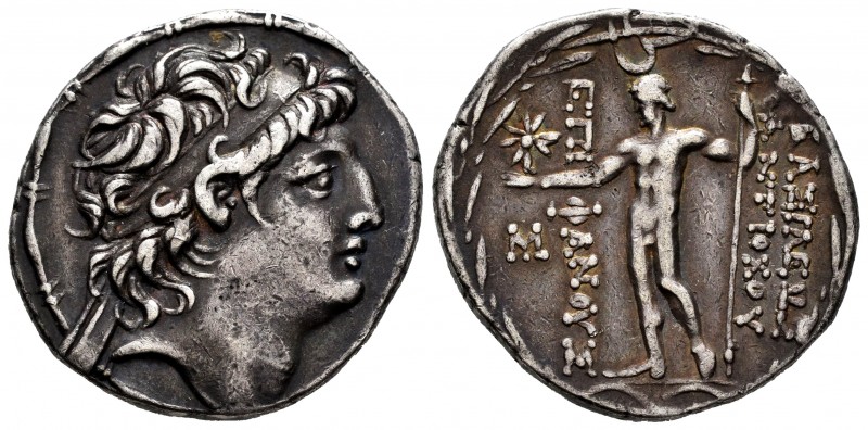 Seleukid Kingdom. Antiochos VIII. Tetradrachm. 121-113 BC. Ptolemais-Ake. (HGC 9...