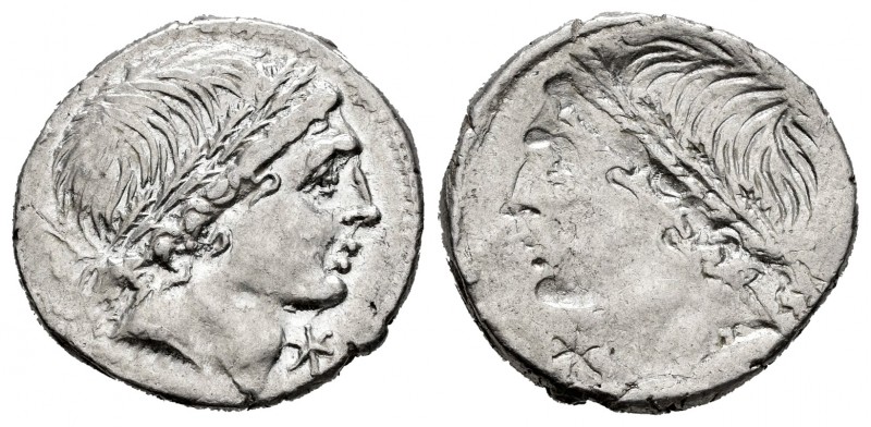 Memmius. L. Memmius. Incuse denarius. 109-108 BC. Southeast Italy. (Ffc-906). (C...