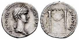 Antonia. Struck under Claudius. Denarius. 41-42 AD. Rome. (Ric-Claudius 68). (Bmc-Claudius 114). (Ch-5). Anv.: ANTONIA AVGVSTA Draped bust of Antonia ...