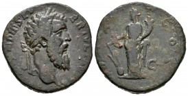 Didius Julianus. Sestertius. 193 AD. Rome. (Spink-6076). (Ric-15). (Ch-12). Anv.: (IMP CAES) M DID SEVER IVLIAN AVG. Laureate bust right. Rev.: (PM TR...