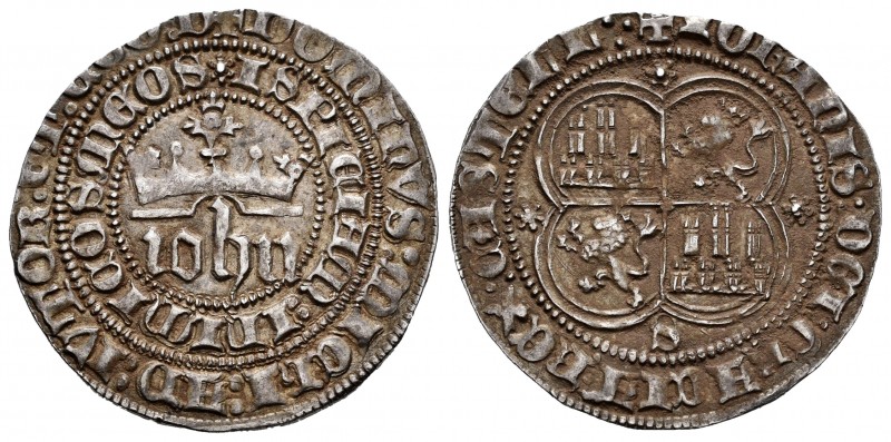 Kingdom of Castille and Leon. Juan I (1379-1390). 1 real. Sevilla. (Bautista-799...