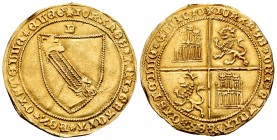 Kingdom of Castille and Leon. Juan II (1406-1454). Burgos. (Bautista-787). Anv.: IOHANES DEI GRACIAS REX CASTELLE. Rev.: IOHANES DEI GRACIAS REX CASTE...