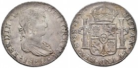 Ferdinand VII (1808-1833). 8 reales. 1822. Guanajuato. JM. (Cal-1218). Ag. 27,83 g. Scarce. Choice VF. Est...175,00. 

SPANISH DESCRIPTION: Fernando V...