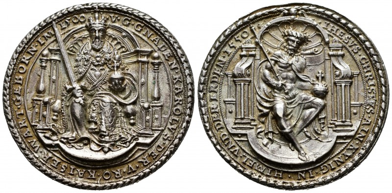 Austria. Charles V. Medal. 1550. Concz Welcz. (Katz-212). (Bernhart-116). (Doneb...