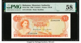 Bahamas Monetary Authority 5 Dollars 1968 Pick 29a PMG Choice About Unc 58. 

HID09801242017

© 2020 Heritage Auctions | All Rights Reserved