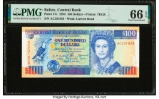 Belize Central Bank 100 Dollars 1.5.1994 Pick 57c PMG Gem Uncirculated 66 EPQ. 

HID09801242017

© 2020 Heritage Auctions | All Rights Reserved