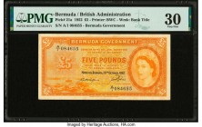Bermuda Bermuda Government 5 Pounds 20.10.1952 Pick 21a PMG Very Fine 30. 

HID09801242017

© 2020 Heritage Auctions | All Rights Reserved