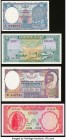 Cambodia and Nepal Group Lot of 16 Examples Very Fine-Crisp Uncirculated. Staple holes present on a few examples; rust stains on the Cambodia 500 Riel...
