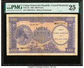 Congo Democratic Republic Conseil Monetaire de la Republique du Congo 1000 Francs 15.2.1962 Pick 2a PMG Very Fine 25. 

HID09801242017

© 2020 Heritag...