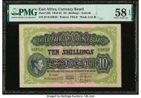 East Africa East African Currency Board 10 Shillings 1.1.1952 Pick 29b PMG Choice About Unc 58 EPQ. 

HID09801242017

© 2020 Heritage Auctions | All R...
