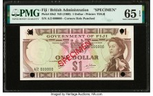 Fiji Government of Fiji 1 Dollar ND (1969) Pick 59s2 Specimen PMG Gem Uncirculated 65 EPQ. Four POCs.

HID09801242017

© 2020 Heritage Auctions | All ...