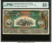 Guatemala Banco de Occidente en Quezaltenango 20 Pesos 2.6.1919 Pick S179a PMG Choice Very Fine 35 EPQ. 

HID09801242017

© 2020 Heritage Auctions | A...