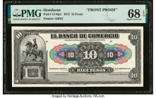 Honduras Banco de Comercio 10 Pesos 16.2.1915 Pick S144p1 Front Proof PMG Superb Gem Unc 68 EPQ. 

HID09801242017

© 2020 Heritage Auctions | All Righ...