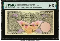 Indonesia Bank Indonesia 1000 Rupiah 1959 Pick 71b PMG Gem Uncirculated 66 EPQ. 

HID09801242017

© 2020 Heritage Auctions | All Rights Reserved