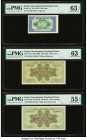 Israel Israel Government 100; 250; 250 Pruta ND (1952; 1953; 1953) Pick 12c; 13c; 13d PMG Choice Uncirculated 63 EPQ; Choice Uncirculated 63; About Un...