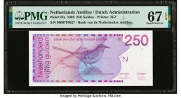 Netherlands Antilles Bank van de Nederlandse Antillen 250 Gulden 31.3.1986 Pick 27a PMG Superb Gem Unc 67 EPQ. 

HID09801242017

© 2020 Heritage Aucti...