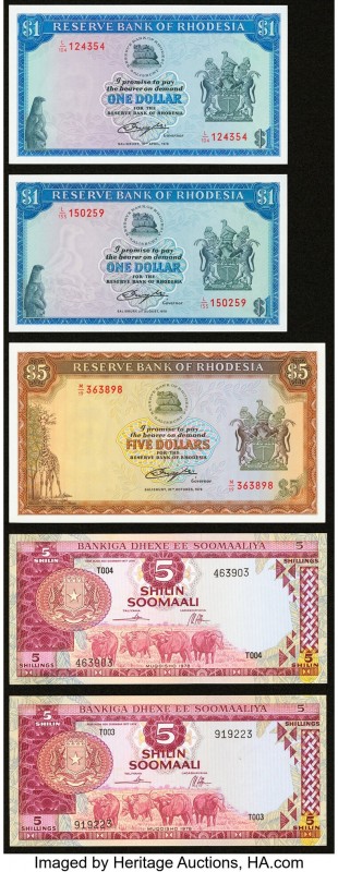 Rhodesia, Somalia and St. Thomas and Prince Group Lot of 15 Examples Crisp Uncir...