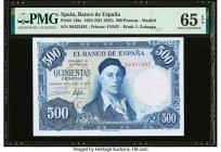 Spain Banco de Espana 500 Pesetas 1954 (ND 1958) Pick 148a PMG Gem Uncirculated 65 EPQ. 

HID09801242017

© 2020 Heritage Auctions | All Rights Reserv...