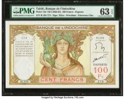 Tahiti Banque de l'Indochine 100 Francs ND (1963-65) Pick 14d PMG Choice Uncirculated 63 EPQ. 

HID09801242017

© 2020 Heritage Auctions | All Rights ...