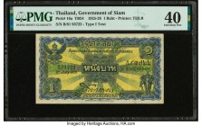 Thailand Government of Siam 1 Baht 1925-28 Pick 16a PMG Extremely Fine 40. 

HID09801242017

© 2020 Heritage Auctions | All Rights Reserved