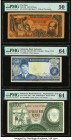 Vietnam Giay Bac Viet Nam 500 Dong 1949 Pick 31a PMG About Uncirculated 50; Indonesia Bank Indonesia 50; 10,000 Rupiah 1960 (ND 1964); 1964 Pick 85a; ...