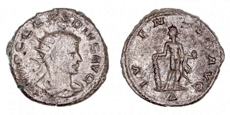 Claudio II
Antoniniano. VE. (268-270). R/IVENTVS AVG., en exergo letra delta. 4...