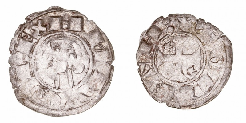 Corona Castellano Leonesa
Alfonso I de Aragón
Dinero. VE. Toledo. 0.70g. AB.23...