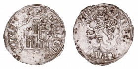 Corona Castellano Leonesa
Alfonso XI
Dinero. VE. Sevilla. Con (S) bajo el castillo. Estos dineros se acuñaron en Sevilla durante el asedio a Algecir...