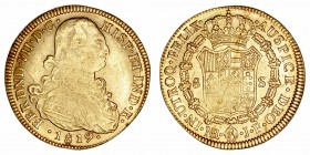 Fernando VII
8 Escudos. AV. Nuevo Reino JF. 1819. 27.02g. Cal.1357 (2019). Bonito color. MBC+.