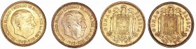 Estado Español
Peseta. AE. Lote de 2 monedas. 1963 *64 y *65. SC- a EBC+.