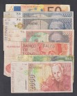 Juan Carlos I, Banco de España
Falsos de época. Lote de 6 billetes. 2000 Pesetas 1980, 1000, 2000, 5000, 10000 Pesetas 1992 (2), 50 Euro 2002. ED.-. ...