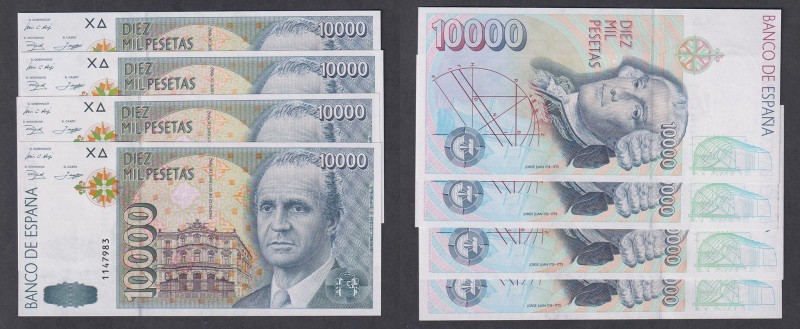 Juan Carlos I, Banco de España
10000 Pesetas. 12 octubre 1992. Sin serie. Lote ...