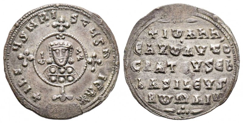 Byzantine
Giovanni I 969-976
Miliaresion, AG 2.06 g.
Ref : Sear 1792
Conservatio...