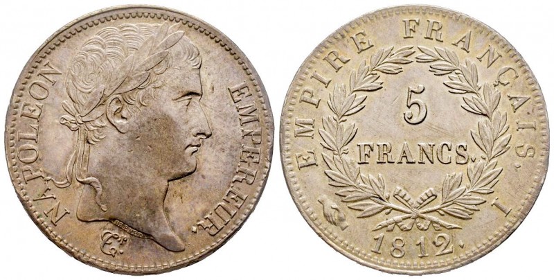 France
Premier Empire 1804-1814
5 Francs, Limoges, 1812 I, AG 25 g.
Ref : G.584
...
