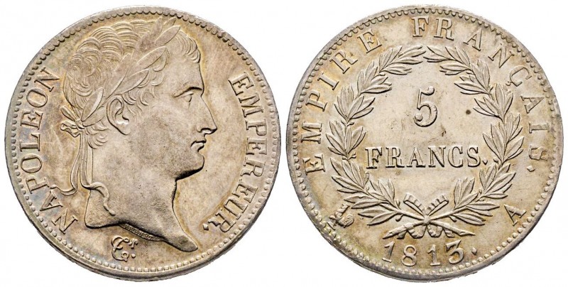 France
Premier Empire 1804-1814
5 Francs, Paris, 1813 A, AG 25 g.
Ref : G.584
Co...