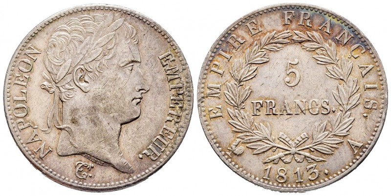 France
Premier Empire 1804-1814
5 Francs, Paris, 1813 A, AG 25 g.
Ref : G.584
Co...