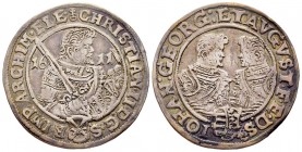 Germany
Saxe
Christian II, Johann Georg Ier and August 1591-1611
Taler, 1611, AG 14.53 g.
Ref : Dav. 7561
Conservation : TTB+