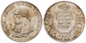 Germany
Saxe
Friedrich August I 1806-1827
Berghaues, Thaler 1822 IGS, AG 28.06 g.
Ref : KM #1091
Conservation : Superbe