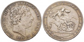 Great Britain
George III 1760-1820
Crown, 1819 LIX, AG 27.92 g.
Ref : Seaby 3787, KM#675
Conservation : TB-TTB