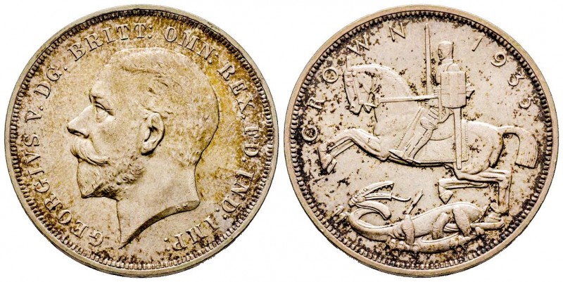 Great Britain
George V 1910-1936
Crown 1935, AG 28.25 g.
Ref : KM#842
Conservati...