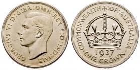 Great Britain
George VI
Crown 1937, AG 28.26 g.
Ref : KM#842
Conservation : Superbe