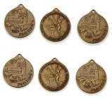 Lot
Deutschland, Bundesrepublik - seit 1949. 3 Stück Medaillen von Freising 1989, Erzdiözese, Dm 42 mm. stgl