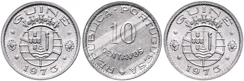 Lot
Guinea - Bissau. 3 Stück 10 Centavos 1973. 0,51g
KM 12
stgl