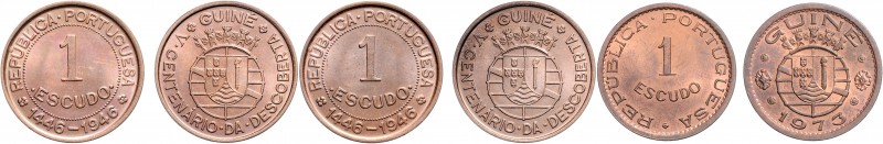 Lot
Guinea - Bissau. 3 Stück 1 Escudos 1973. a. ca 7,92g
KM 14
Stgl