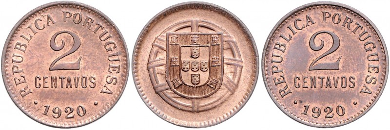 Lot
Portugal. 3 Stück 2 Centavos 1920. a. ca 4,80g
KM 568
stgl