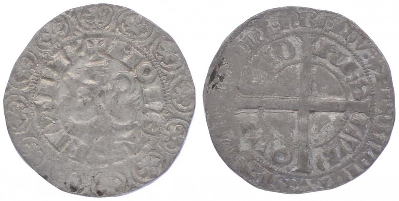 Louis de Nevers " Decrécy " 1322 - 1346
Belgien, Flandern. Gros d´Argent, o. J.....