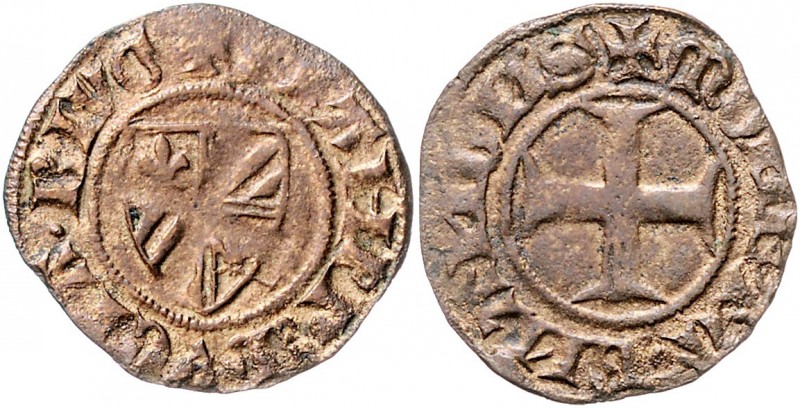 Johann I. 1395 - 1438
Deutschland vor 1871, Heinsberg, Grafschaft. Cu Doppelmite...